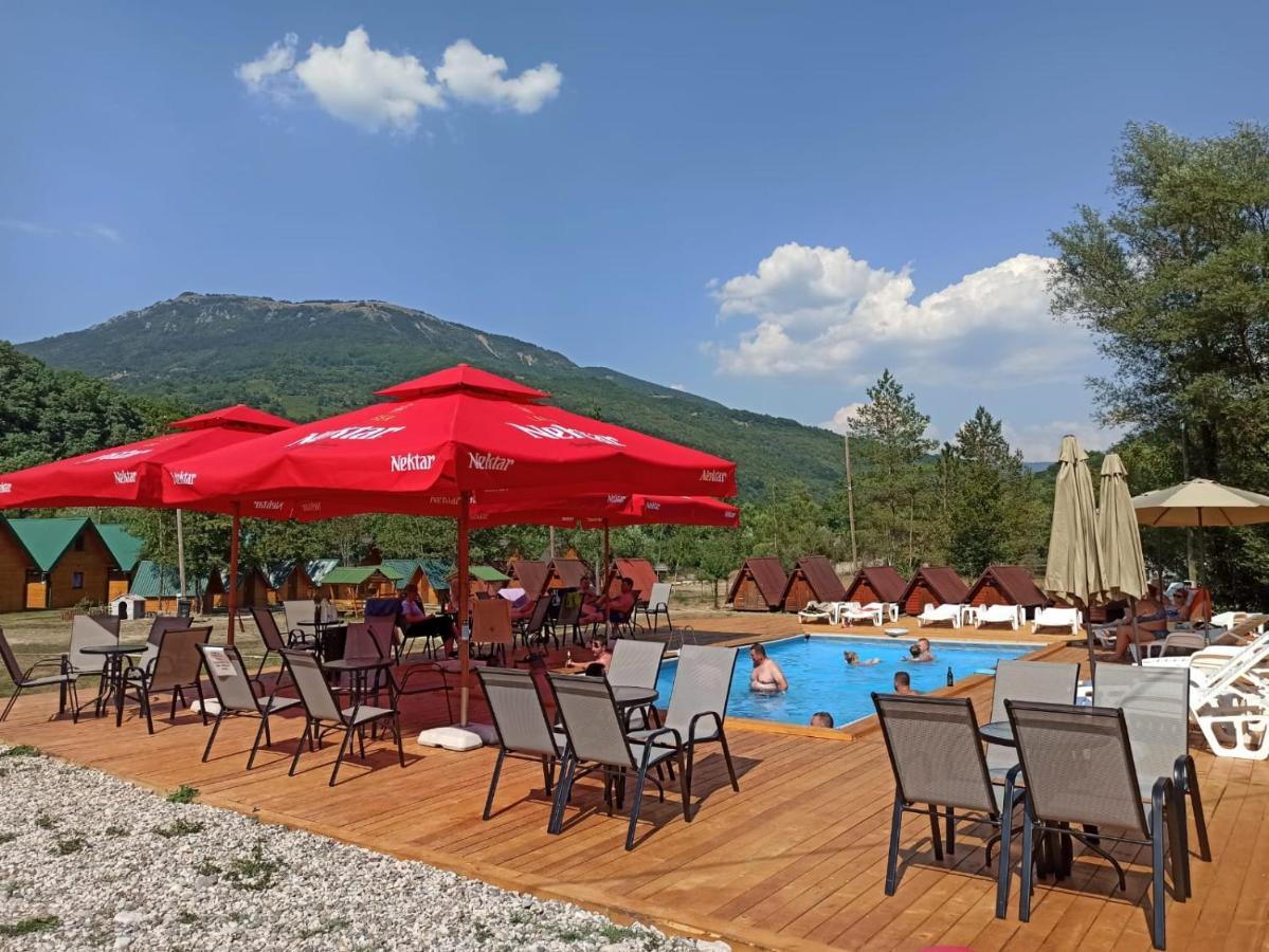 Hotel Camp Sutjeska Tjentiste Esterno foto